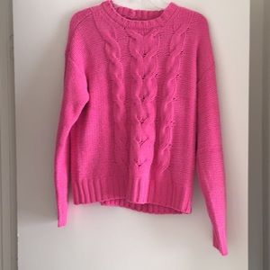 Hot pink American Eagle sweater